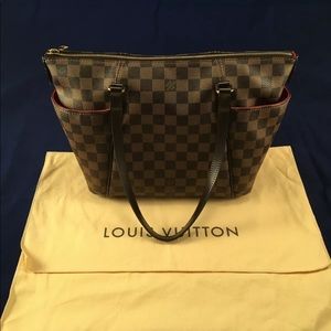 Authentic LOUIS VUITTON Damier Ebene TotallyPM bag